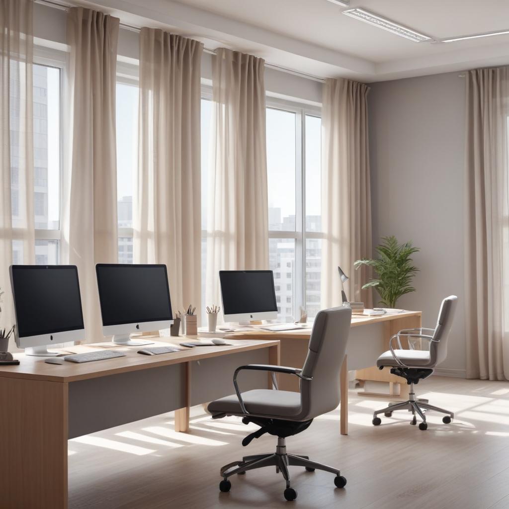 Draperii pentru birouri și spații de lucru