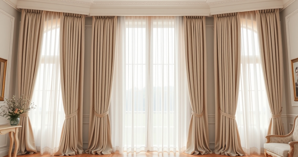 Perdele inspirate din design european