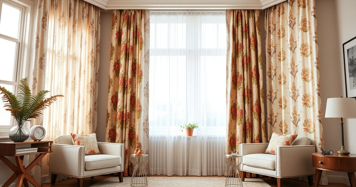 Perdele inspirate din design european — Culorile și imprimeurile în designul perdelelor