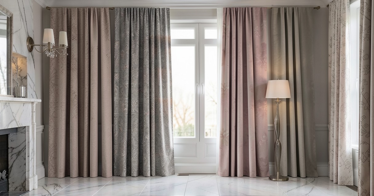 Tendințe actuale în draperii — Draperii cu texturi interesante