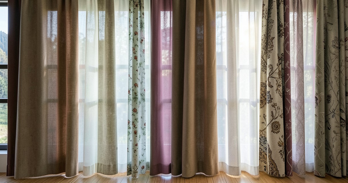 Tendințe actuale în perdele — Mix de stiluri și texturi