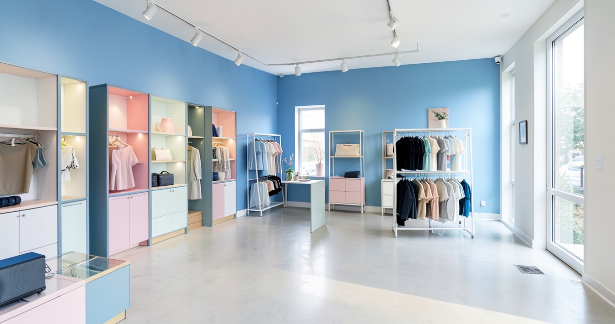 Perdele și brand identity în spații comerciale — Culoarea și iluminarea: instrumente de diferențiere a brandului Perdele și brand identity în spații comerciale — Culoarea și iluminarea: instrumente de diferențiere a brandului