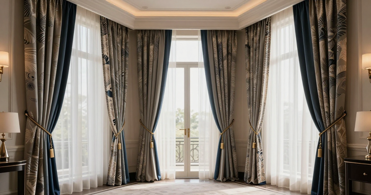 Perdele în amenajarea hotelurilor — Design și personalizare în funcție de brandul hotelului